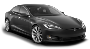 tesla sur fond blanc